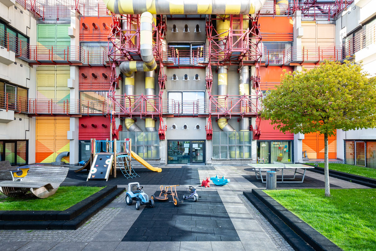 Der Dachgarten der Kinderkrebsstation in der Uniklinik in Aachen